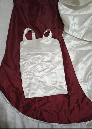 Bordo Nakışlı çocuk kına kostümü - Görsel 5