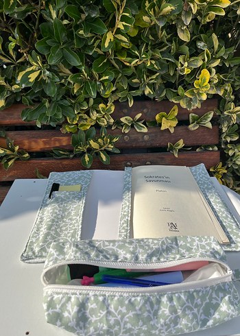 Çiçek Desenli Kitap Kılıfı - Görsel 8