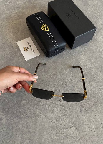 Maybach Siyah Klasik Kadın Güneş Gözlüğü - Görsel 3