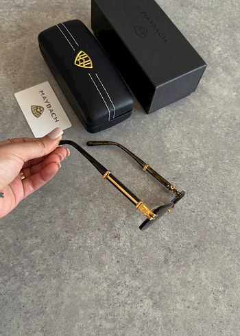 Beden siyah Renk Maybach Siyah Klasik Kadın Güneş Gözlüğü
