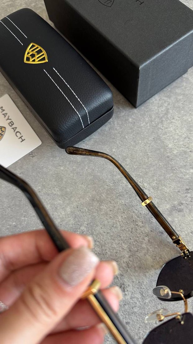 Maybach Siyah Klasik Kadın Güneş Gözlüğü - Görsel 2
