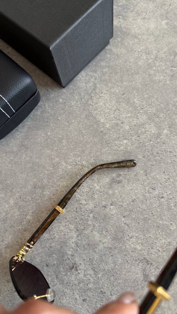 Maybach Siyah Klasik Kadın Güneş Gözlüğü - Görsel 4