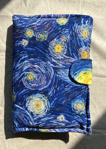 Yıldızlı Gece Desenli Sanat Kitabı Kılıfı - Görsel 4