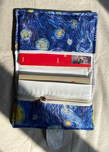 Yıldızlı Gece Desenli Sanat Kitabı Kılıfı - Görsel 3