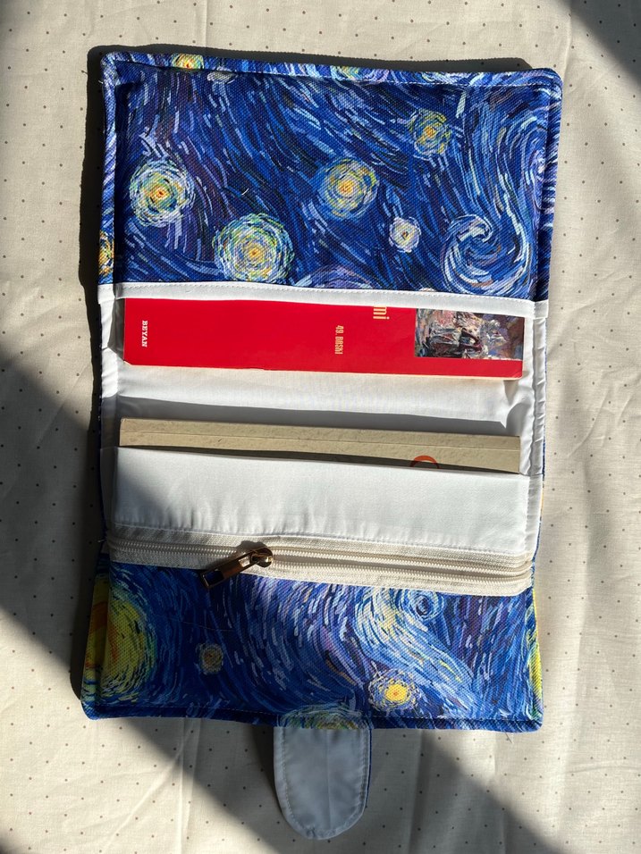 Yıldızlı Gece Desenli Sanat Kitabı Kılıfı - Görsel 3