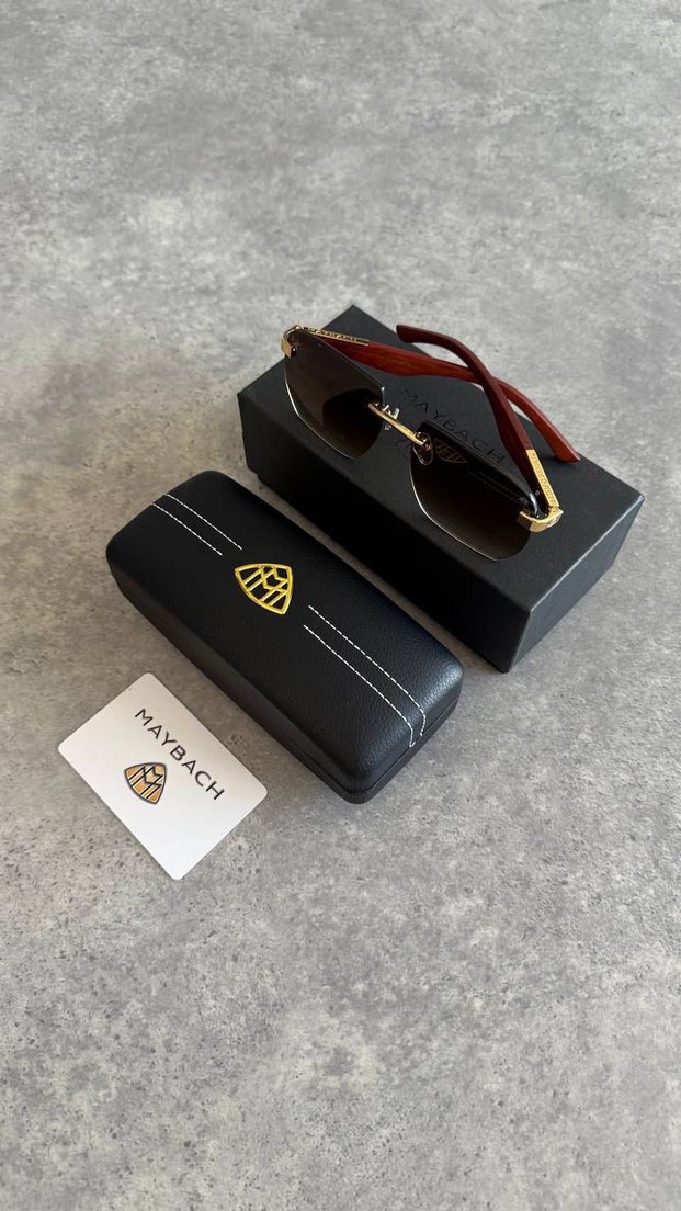 Maybach Kahverengi Minimalist Kadın Güneş Gözlüğü - Görsel 2