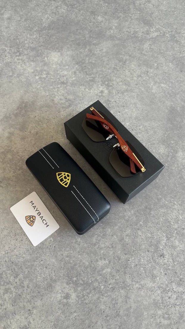 Maybach Kahverengi Minimalist Kadın Güneş Gözlüğü - Görsel 3