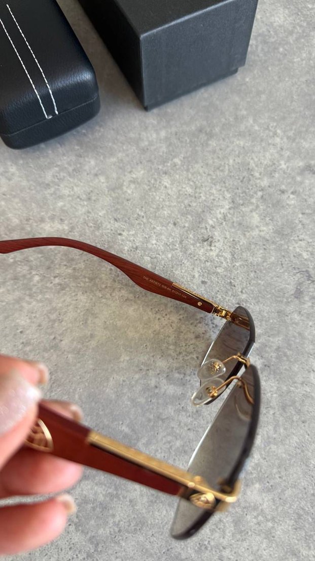 Maybach Kahverengi Minimalist Kadın Güneş Gözlüğü - Görsel 4