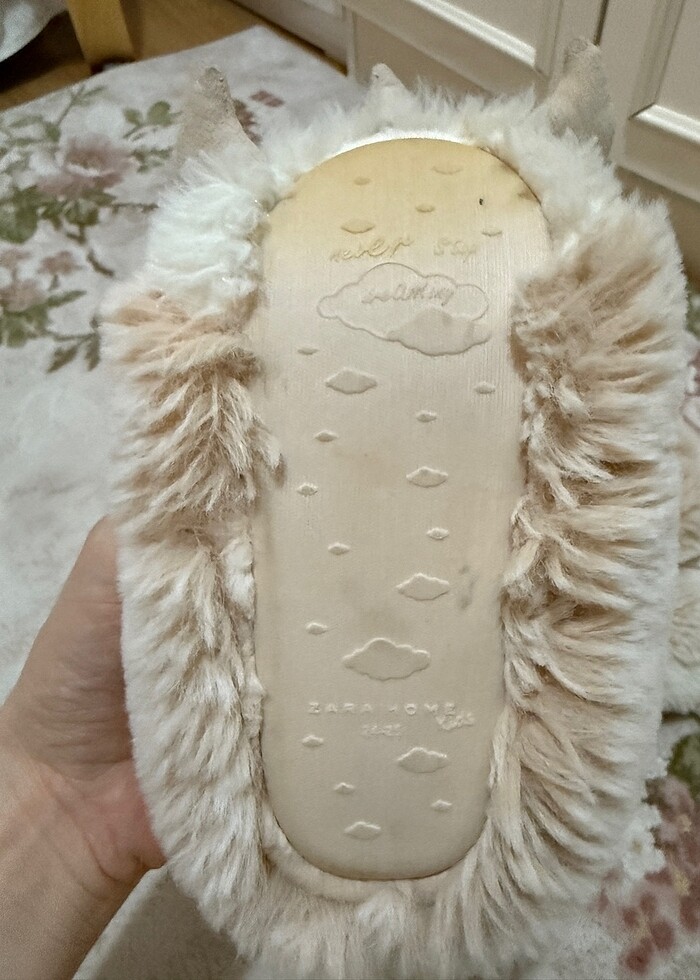 Zara Home bebek panduf - Görsel 4