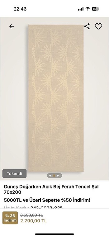 İMANNOOR tensel şal - Görsel 2