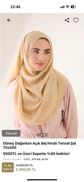 İMANNOOR tensel şal - Görsel 3