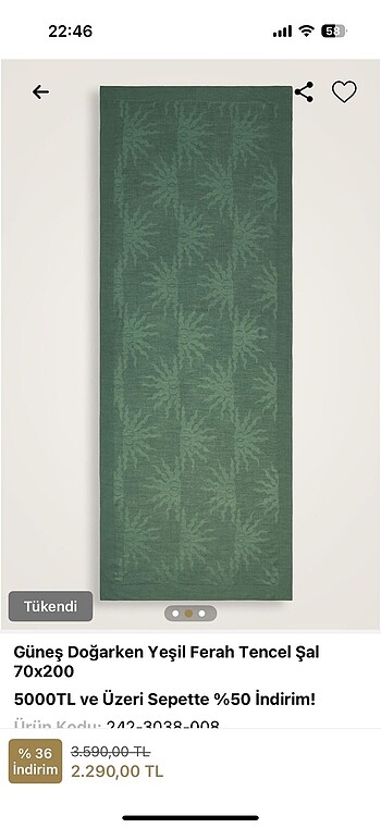 İMANNOOR tensel şal - Görsel 2