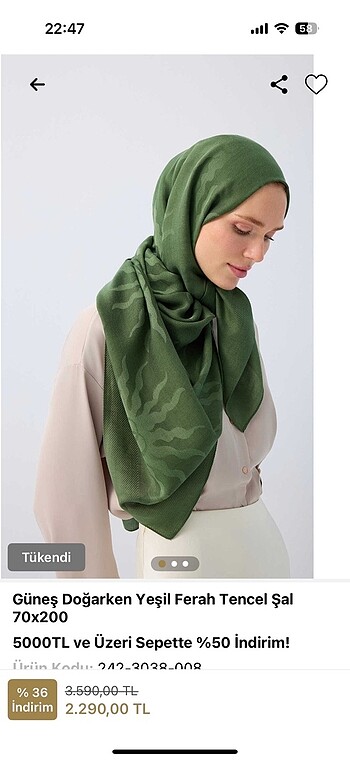 İMANNOOR tensel şal - Görsel 3