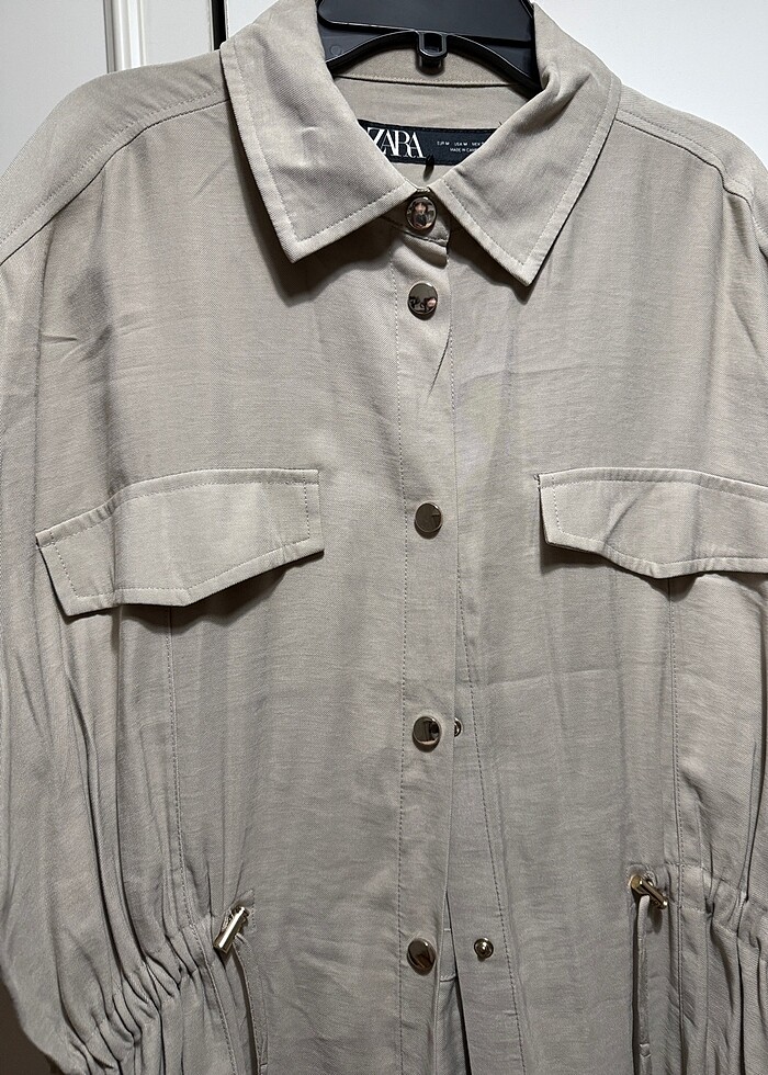 Zara gömlek tunik - Görsel 2