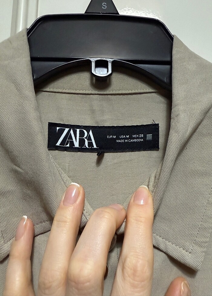 Zara gömlek tunik - Görsel 3