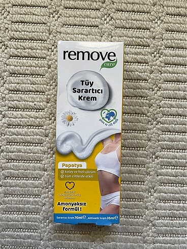 Remove tüy sarartıcı krem