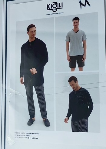 KİĞILI 5 Lİ ERKEK PİJAMA SET. - Görsel 3