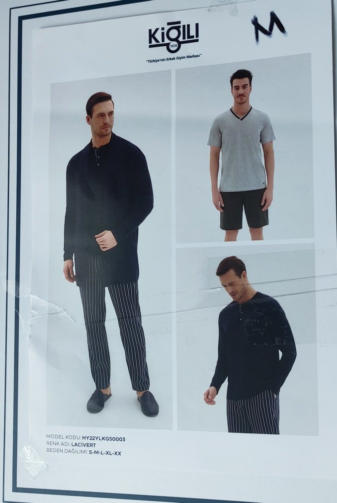 KİĞILI 5 Lİ ERKEK PİJAMA SET. - Görsel 3