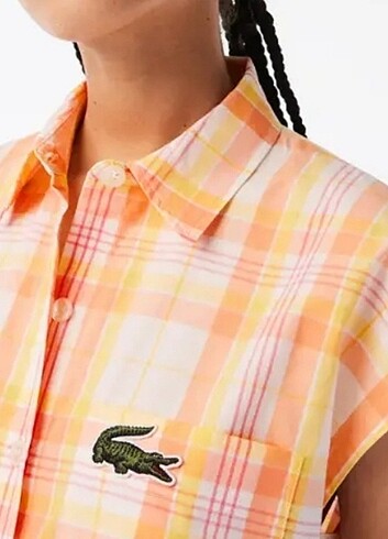 34 Beden LACOSTE EKOSELİ KADIN GÖMLEK