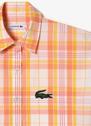 34 Beden çeşitli Renk LACOSTE EKOSELİ KADIN GÖMLEK