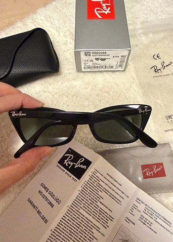 Beden siyah Renk Ray-Ban lady Burbank güneş gözlüğü