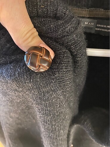 xl Beden gri Renk Zara erkek hırka