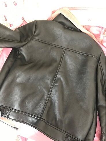 s Beden siyah Renk Biker mont