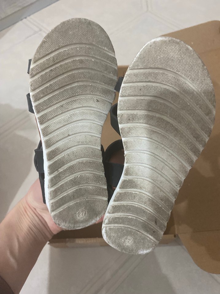 Kız Çocuk Kahverengi Tüylü Bohem Sandalet - Görsel 4