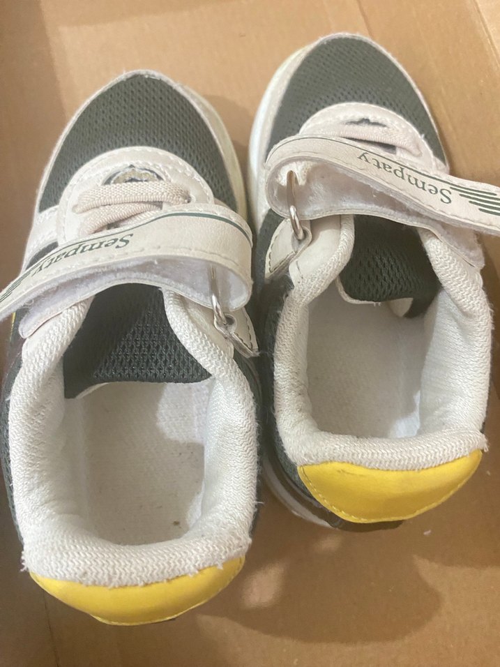 Erkek Çocuk Beyaz Gri Spor Ayakkabı - Görsel 5