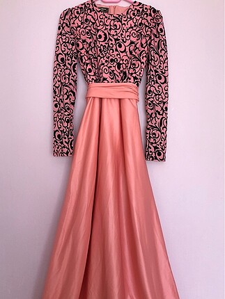 Pembe Abiye Elbise