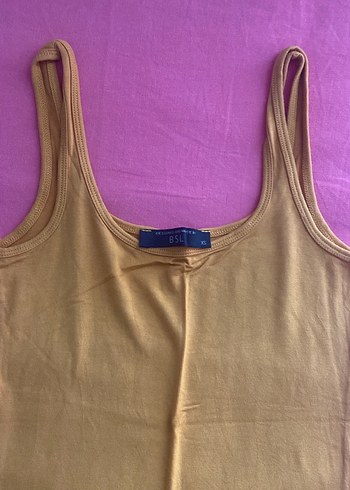 Kadın Bej Basic Askılı Atlet - Görsel 2