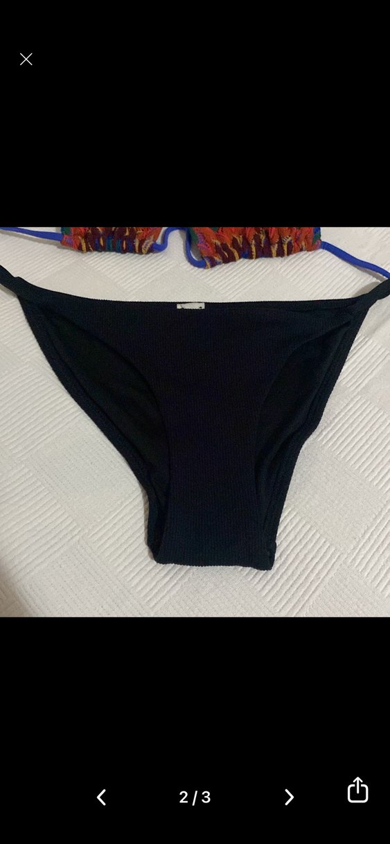 Bohem Mini Bağlamalı Desenli Bikini - Görsel 2