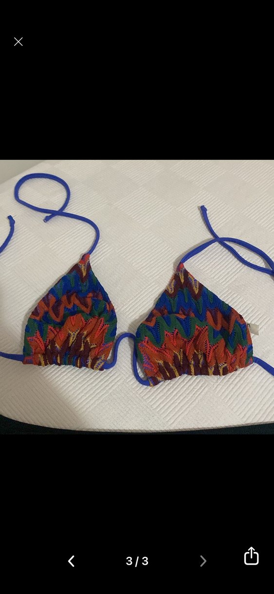 Bohem Mini Bağlamalı Desenli Bikini - Görsel 3