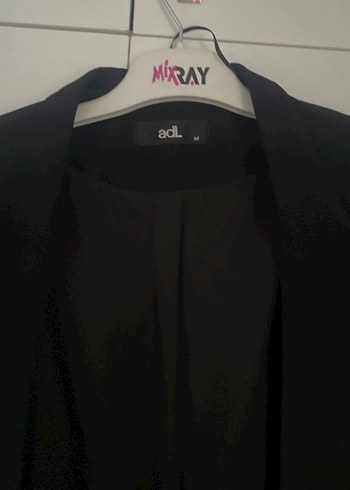 Siyah Kadın Normal Boy Blazer Ceket - Görsel 3