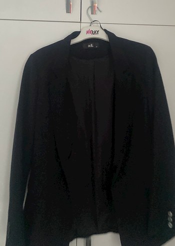 Siyah Kadın Normal Boy Blazer Ceket - Görsel 2