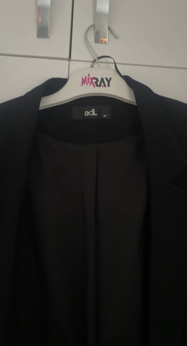 Siyah Kadın Normal Boy Blazer Ceket - Görsel 3