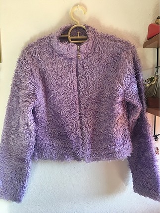 Lila Peluş Ceket ????