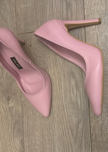 Pembe Stiletto Kadın Ofis Ayakkabısı