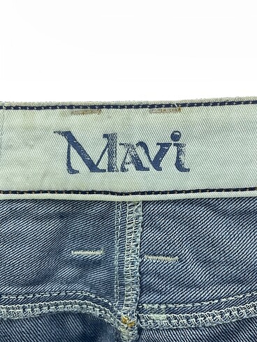 s Beden lacivert Renk Mavi Jeans Mini Etek %70 İndirimli.