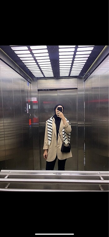 H&M Hm bej blazer ceket