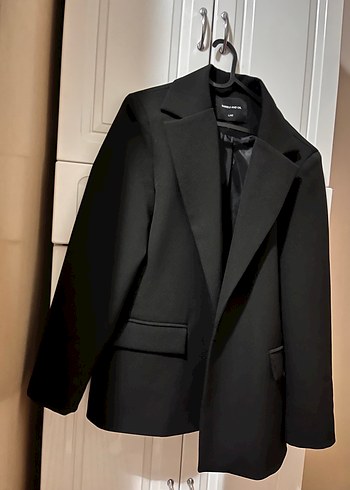 Siyah Kadın Ofis Ceketi - Normal Boy - Görsel 3