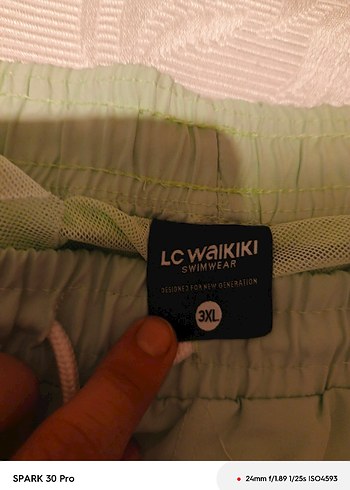 Erkek Pastel Yeşil Şort Mayo astarı yok - Görsel 4