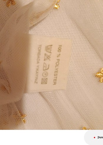 Beyaz Puantiyeli Parlak Masa Örtüsü hiç kullanılmadı - Görsel 5