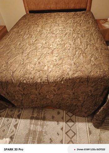 Parlak Kahverengi Yatak Örtüsü sıfır ürün - Görsel 8