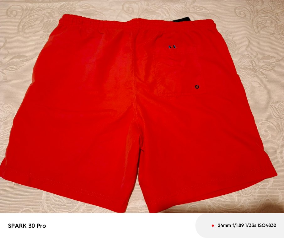 Kırmızı Erkek Mini Şort Yüzme Şortu - Görsel 2