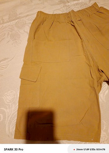 Bej Rahat Kesim Erkek Şort - Görsel 2