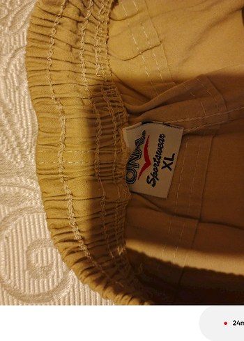 Bej Rahat Kesim Erkek Şort - Görsel 5