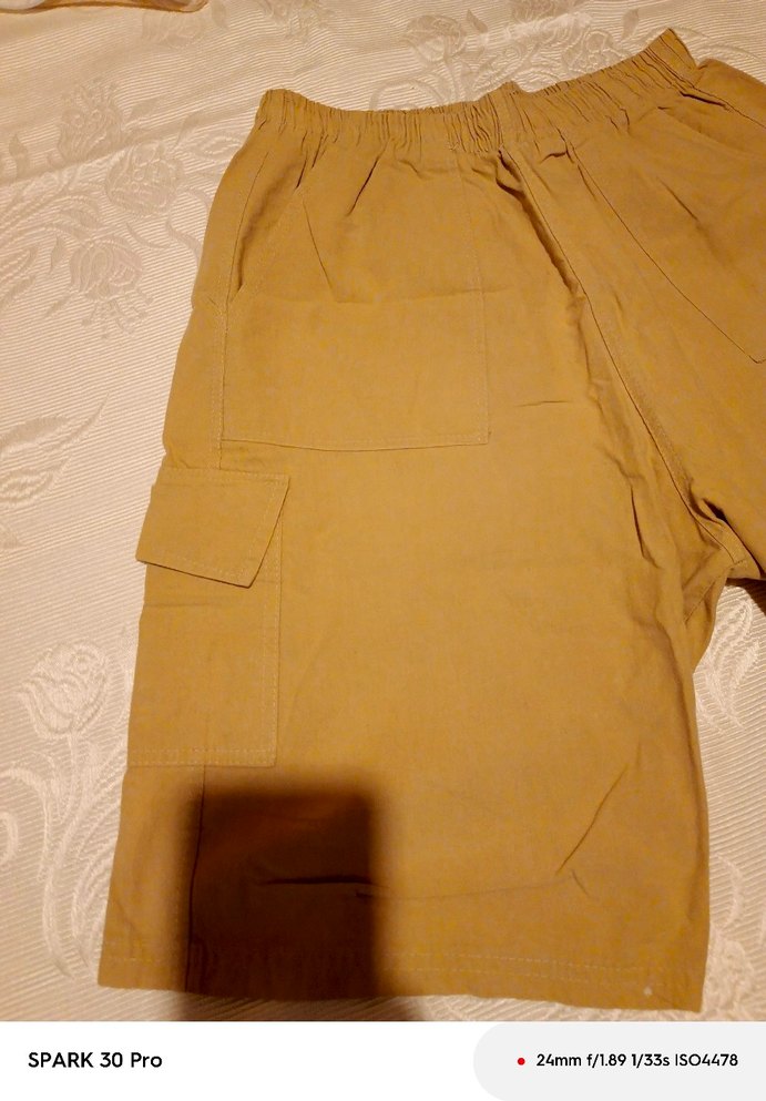 Bej Rahat Kesim Erkek Şort - Görsel 2