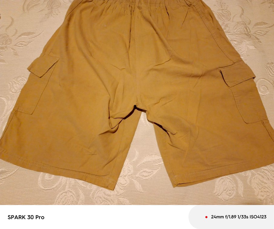 Bej Rahat Kesim Erkek Şort - Görsel 4