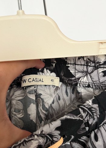 Gri Desenli Midi Deniz Şort - Görsel 2